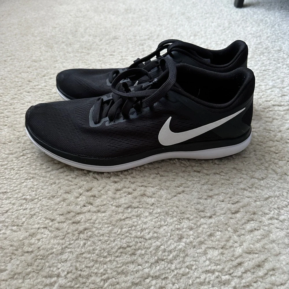 Nike Mens Flex Experience Black Running Shoes Sneakers - Picture 1 of 6